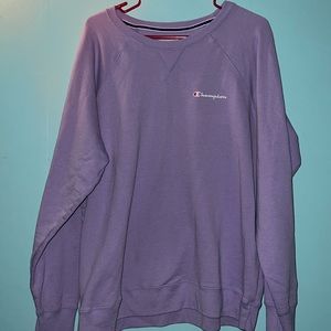Purple champion crew neck
